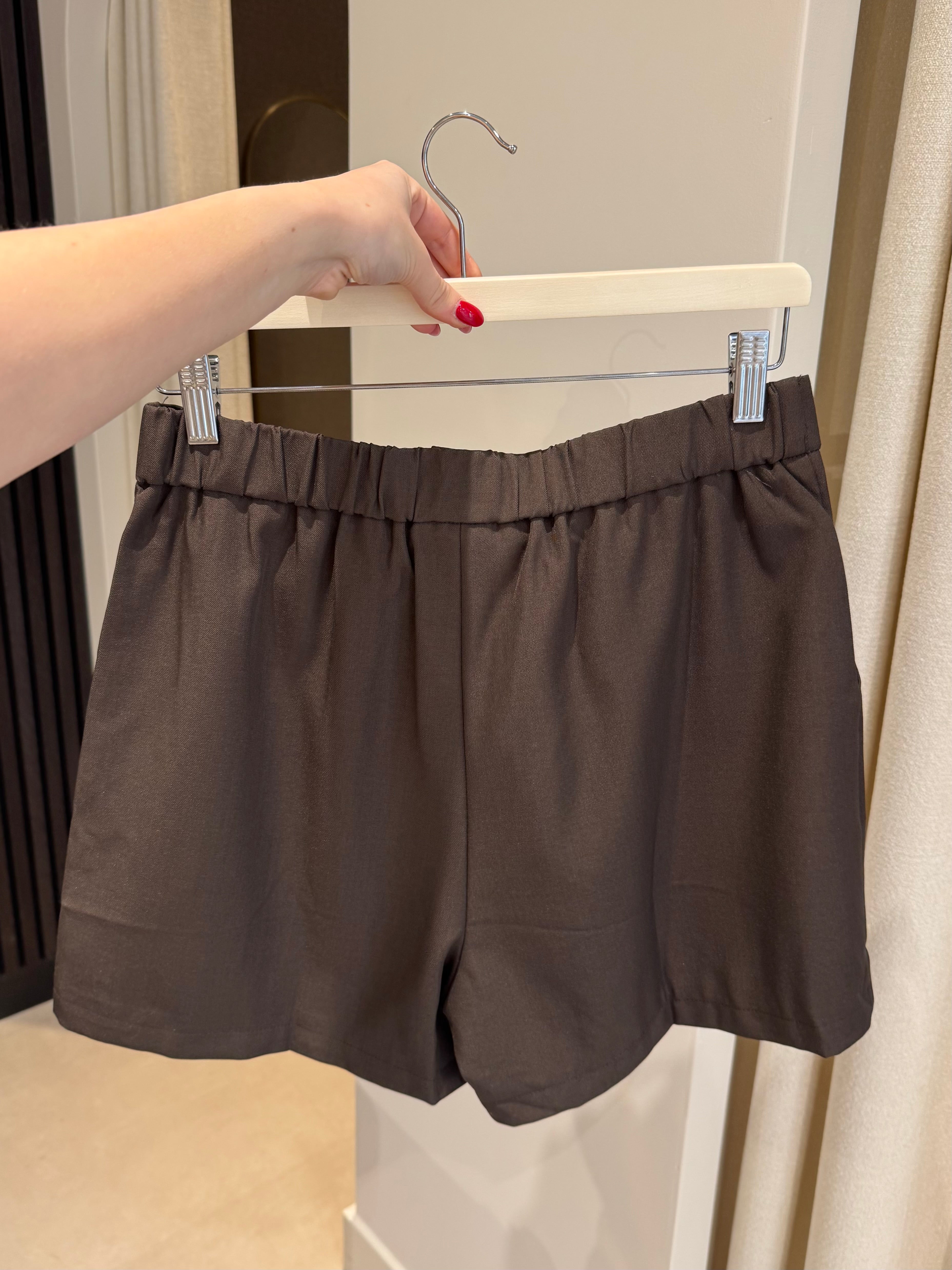 Nette short - Donkerbruin