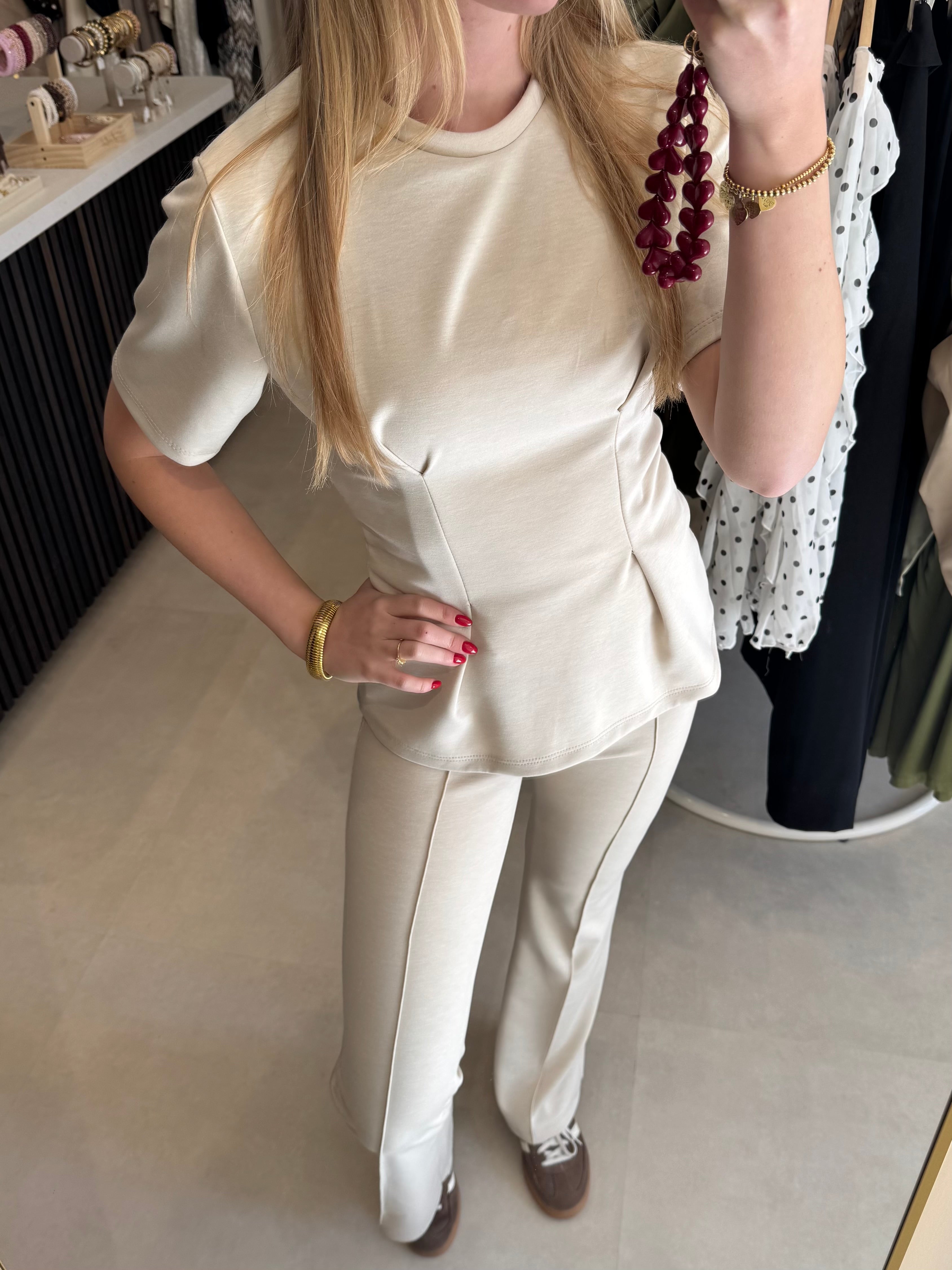 Lounge set basic - Creme