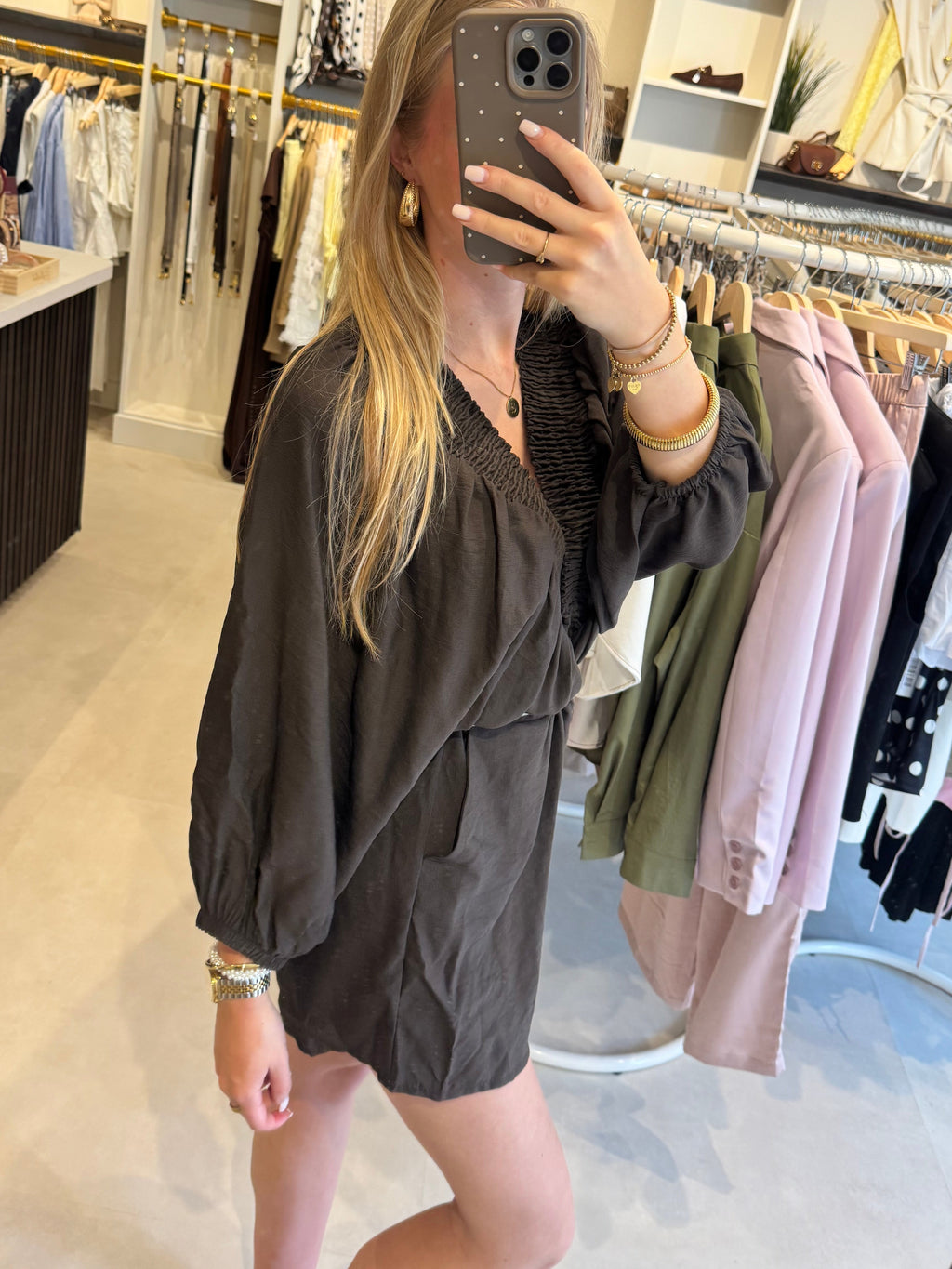 Playsuit - Donkerbruin