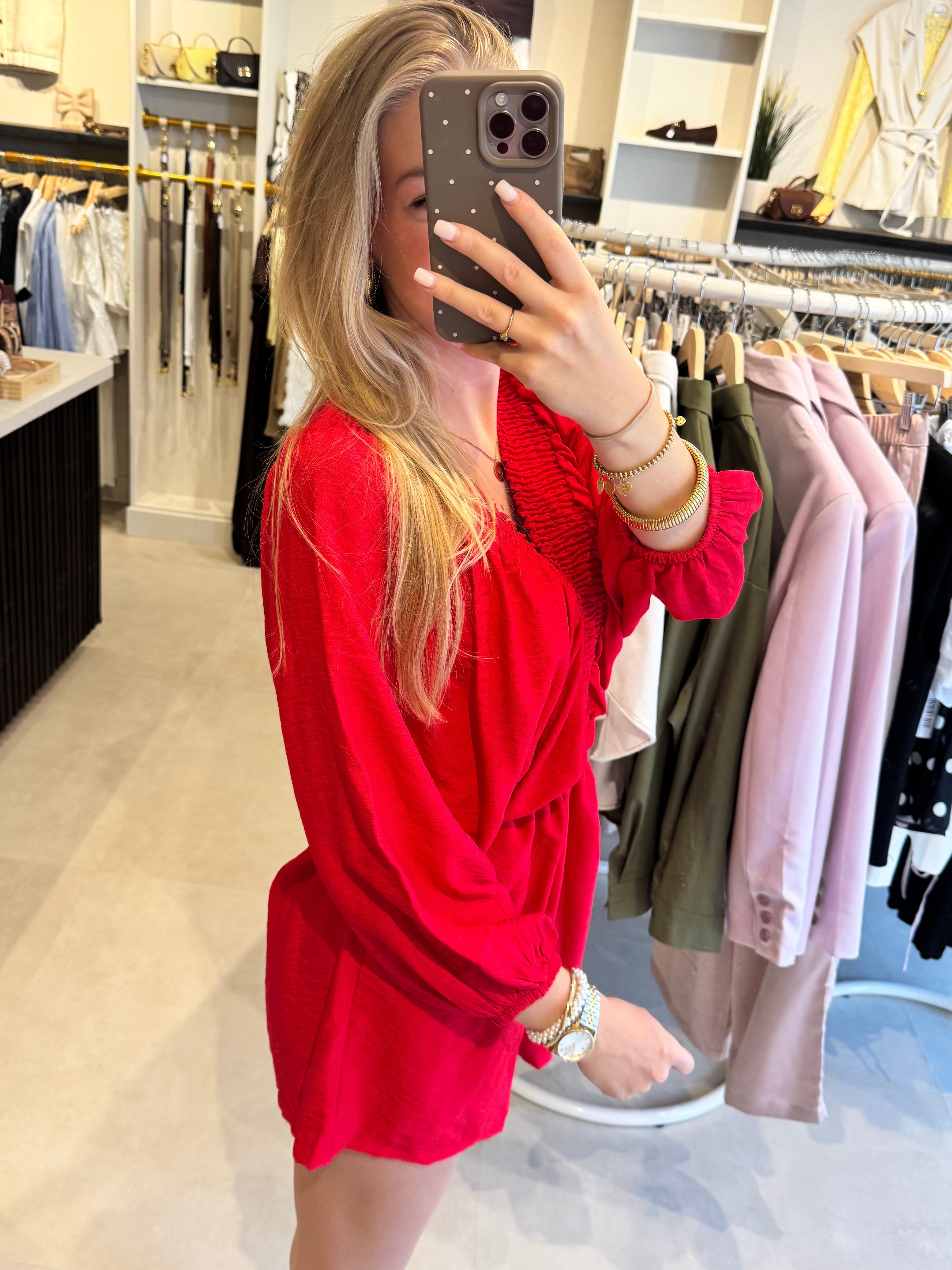 Playsuit - Rood