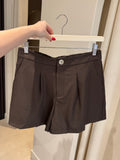 Nette short - Donkerbruin