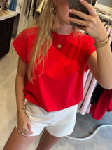 Basic t shirt - Rood