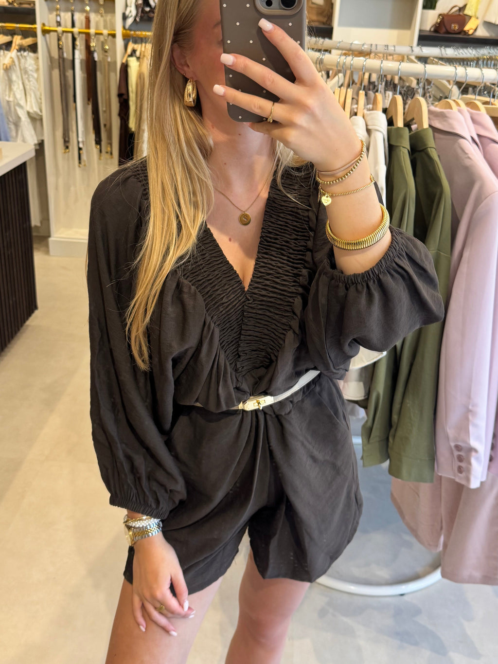 Playsuit - Donkerbruin