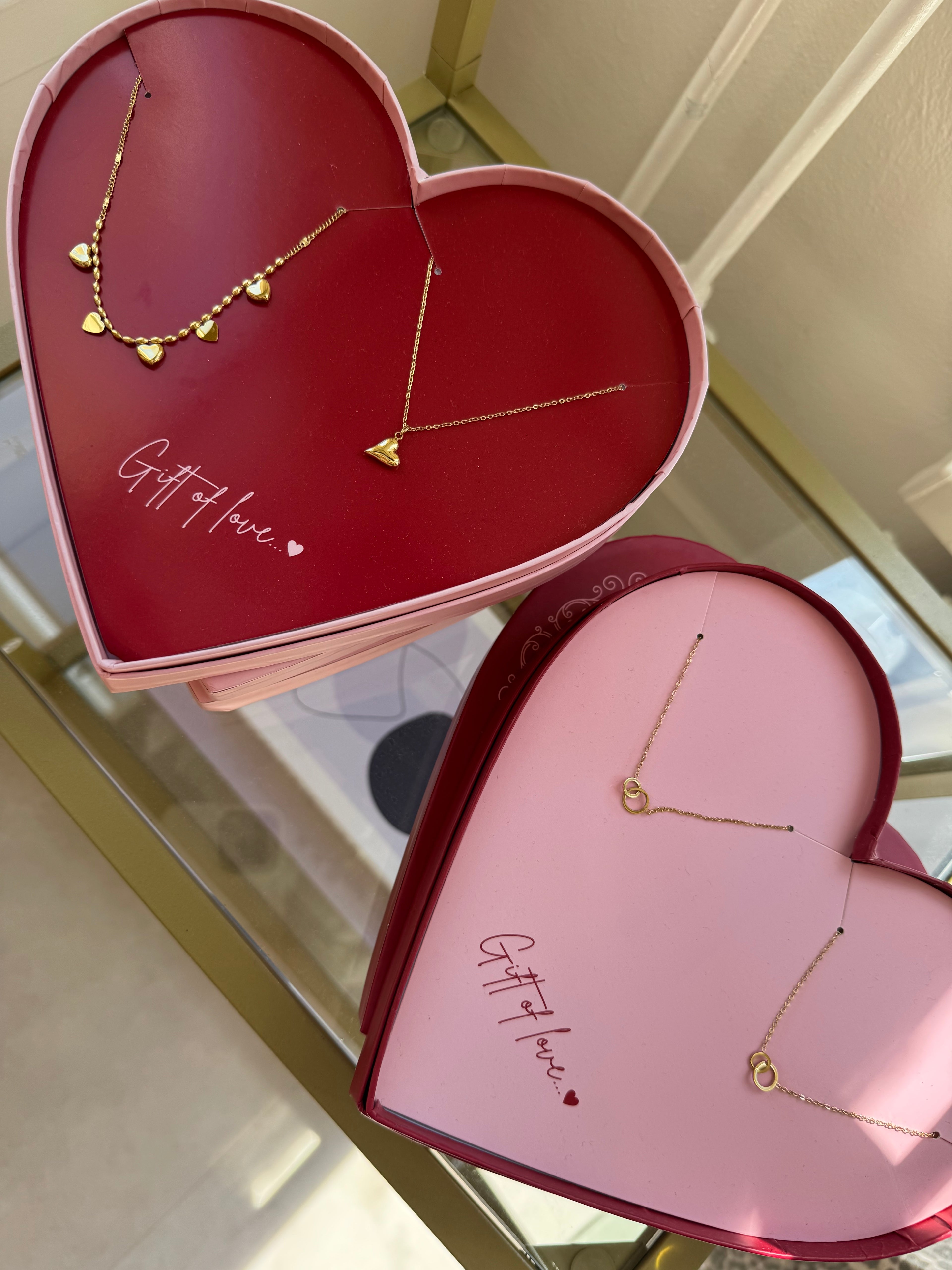 Gift box kettingen - Goud