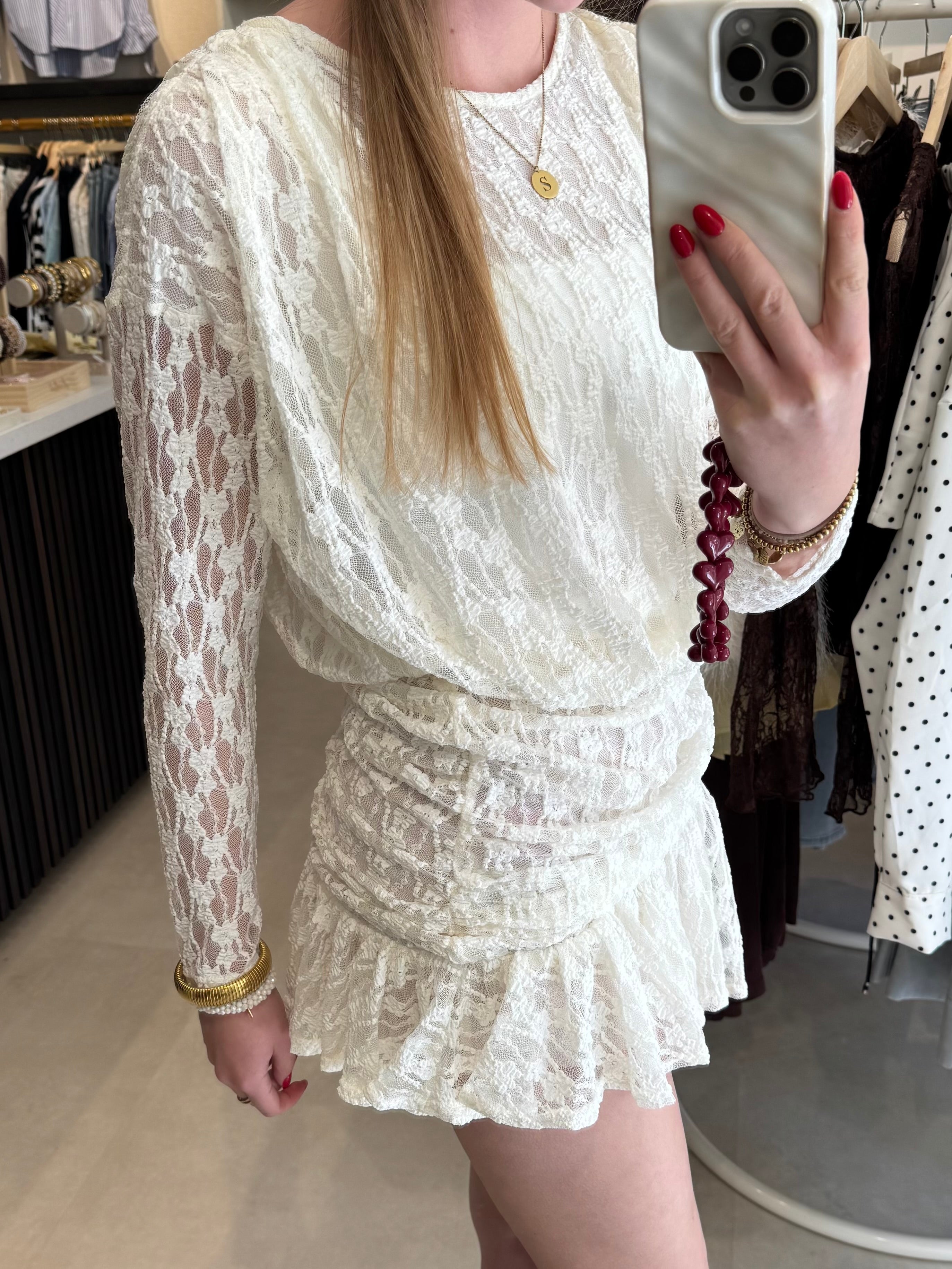 Lace dress - Off White