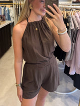 Halter top - Donkerbruin