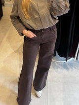 Wide leg jeans - Bruine wassing