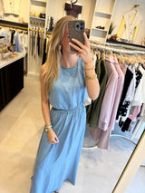 2 piece set denim met rok - Lichtblauw