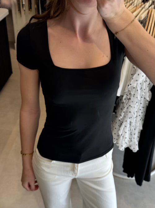 Basic t shirt - Zwart