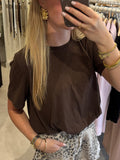 Balloon t shirt - Donkerbruin