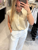 Trenchcoat top - Camel