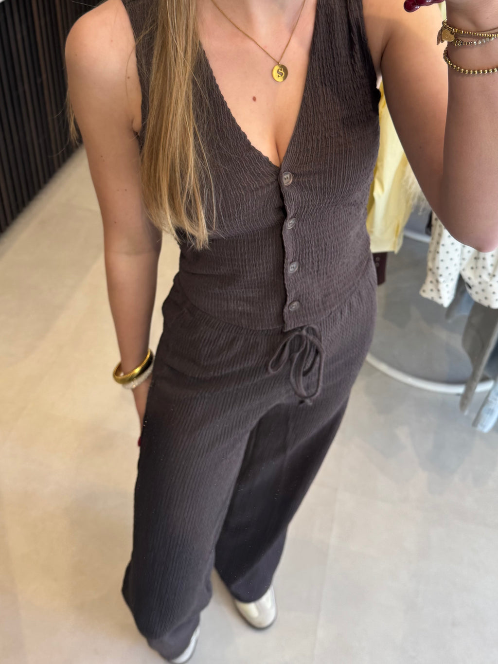 Gilet structuur - Bruin