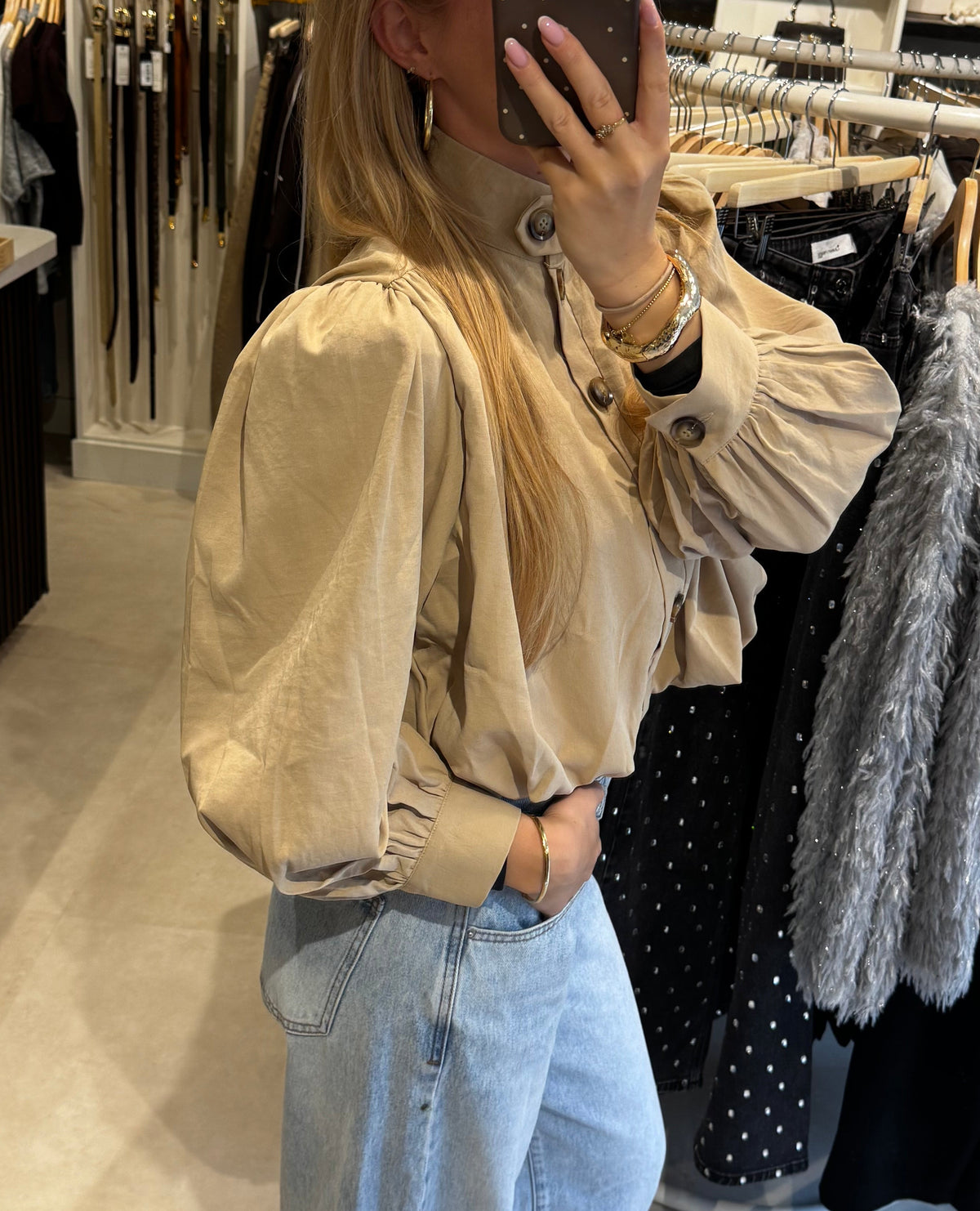 Trench Jas/Blouse - Camel