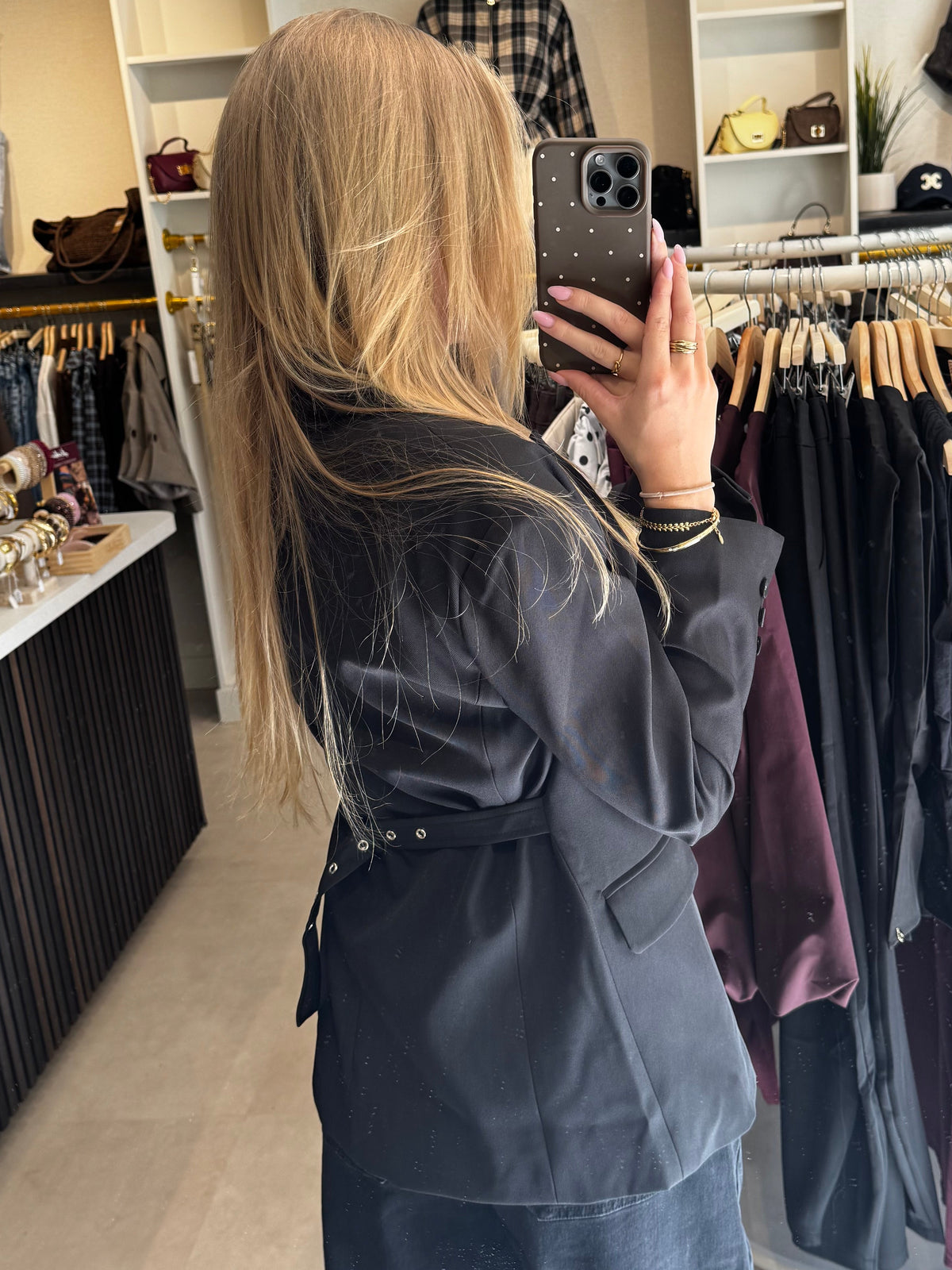 Getailleerde blazer - Zwart
