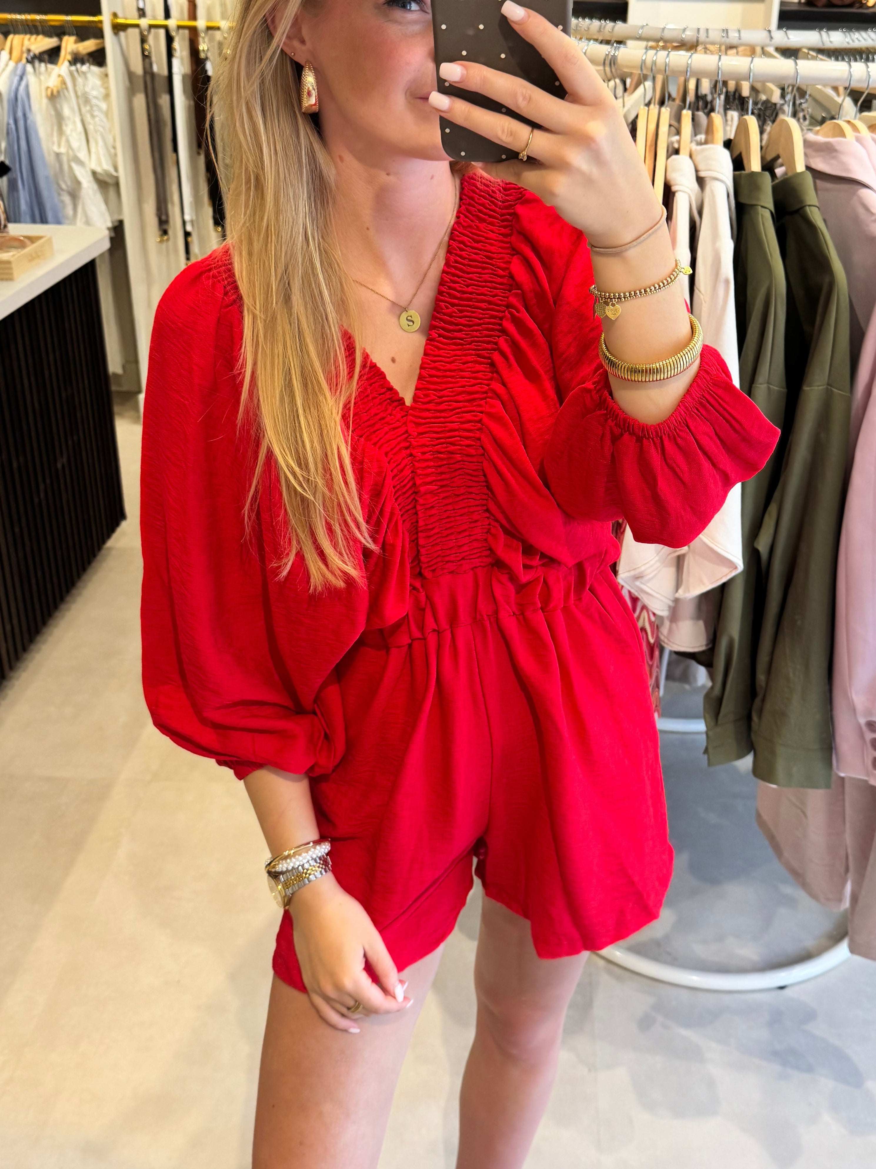 Playsuit - Rood