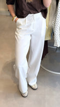 Wijde pantalon - Wit