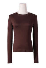 Basic Longsleeve - Bruin