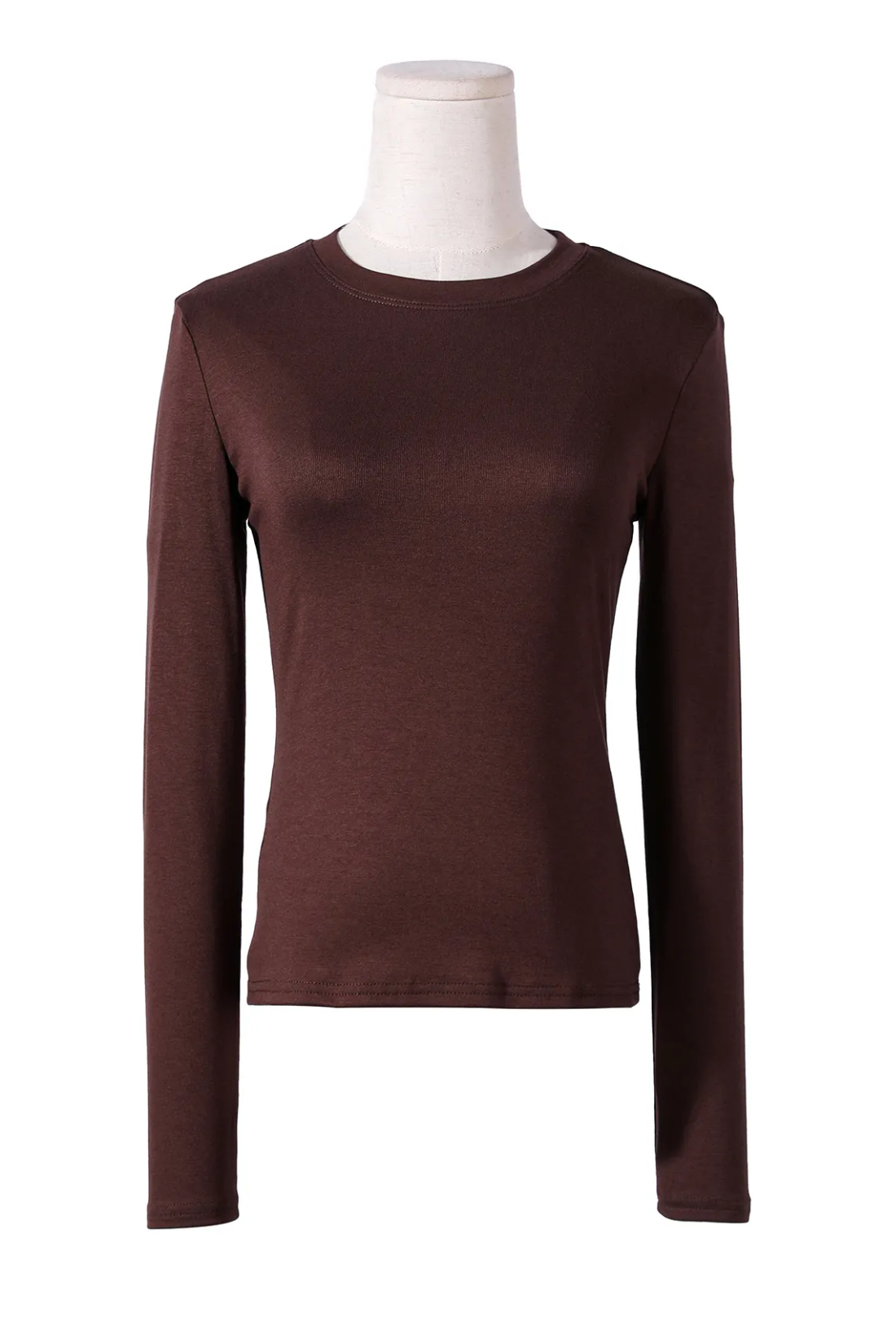 Basic Longsleeve - Bruin