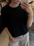 Basic top - Zwart