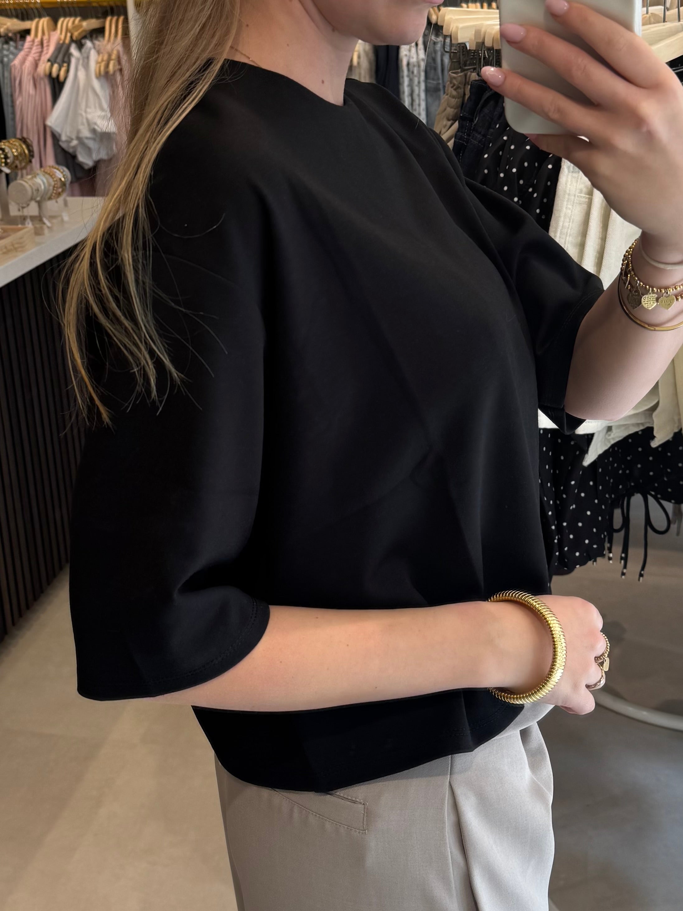 Basic top - Zwart