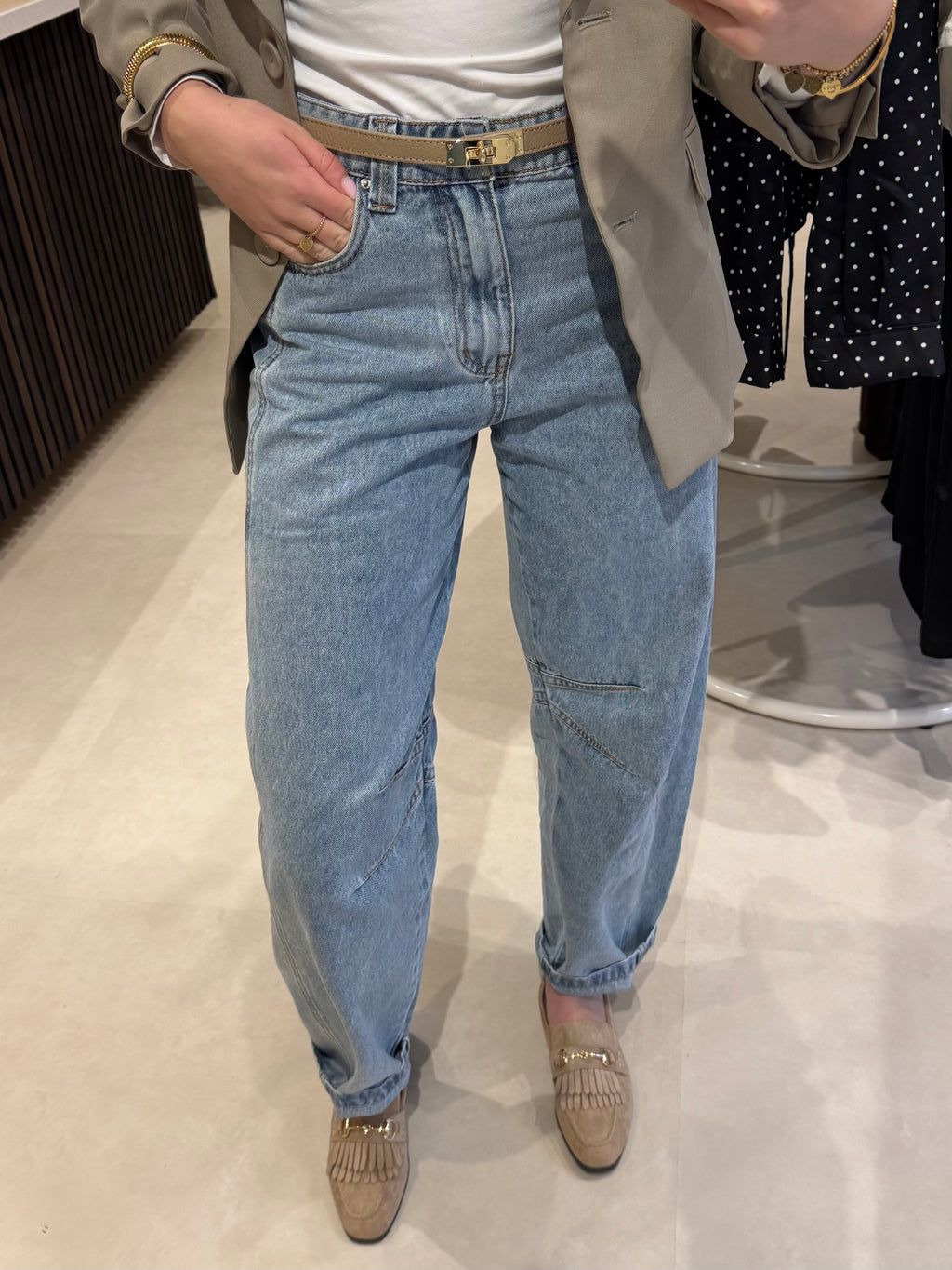 Balloon jeans - Lichtblauw