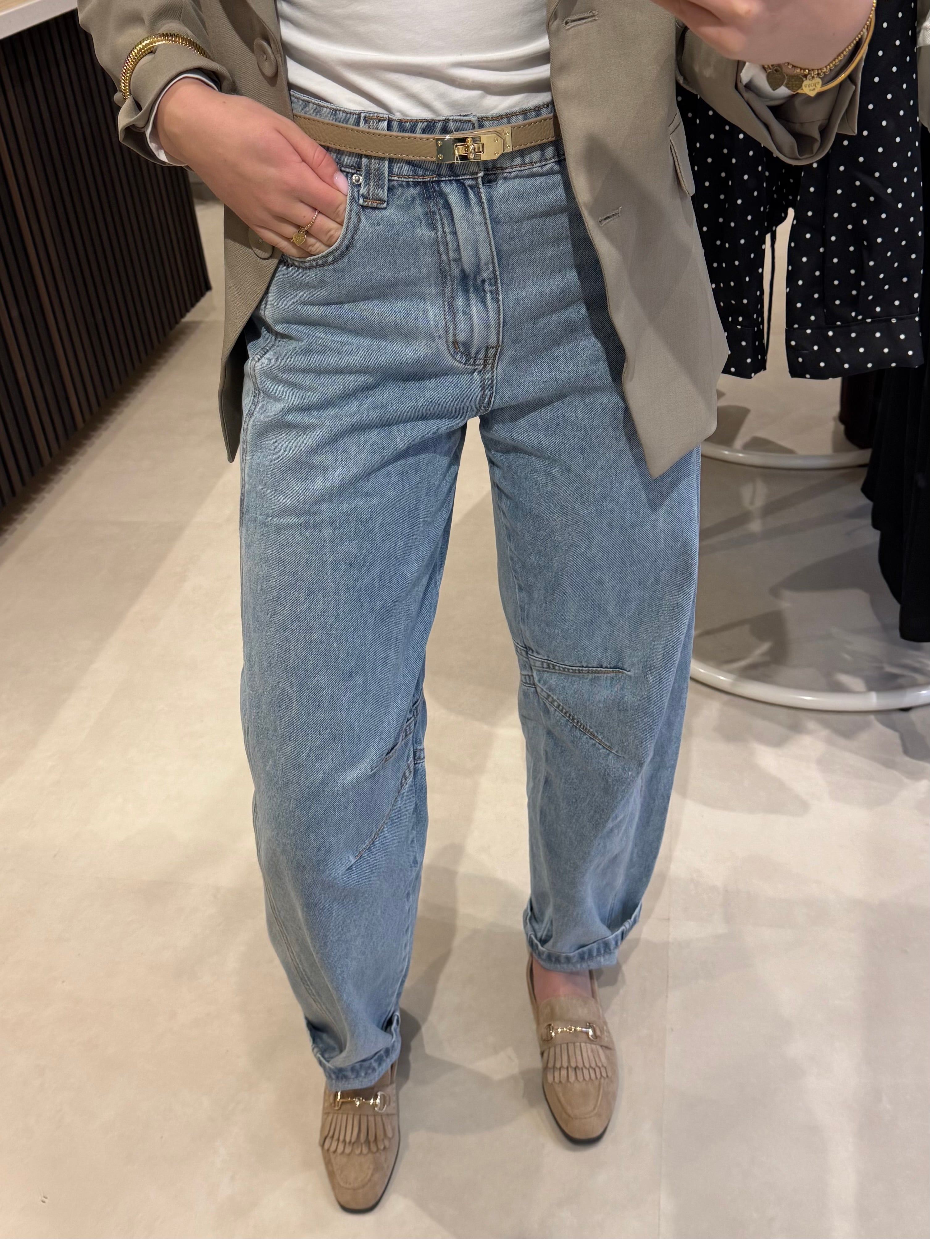 Balloon jeans - Lichtblauw