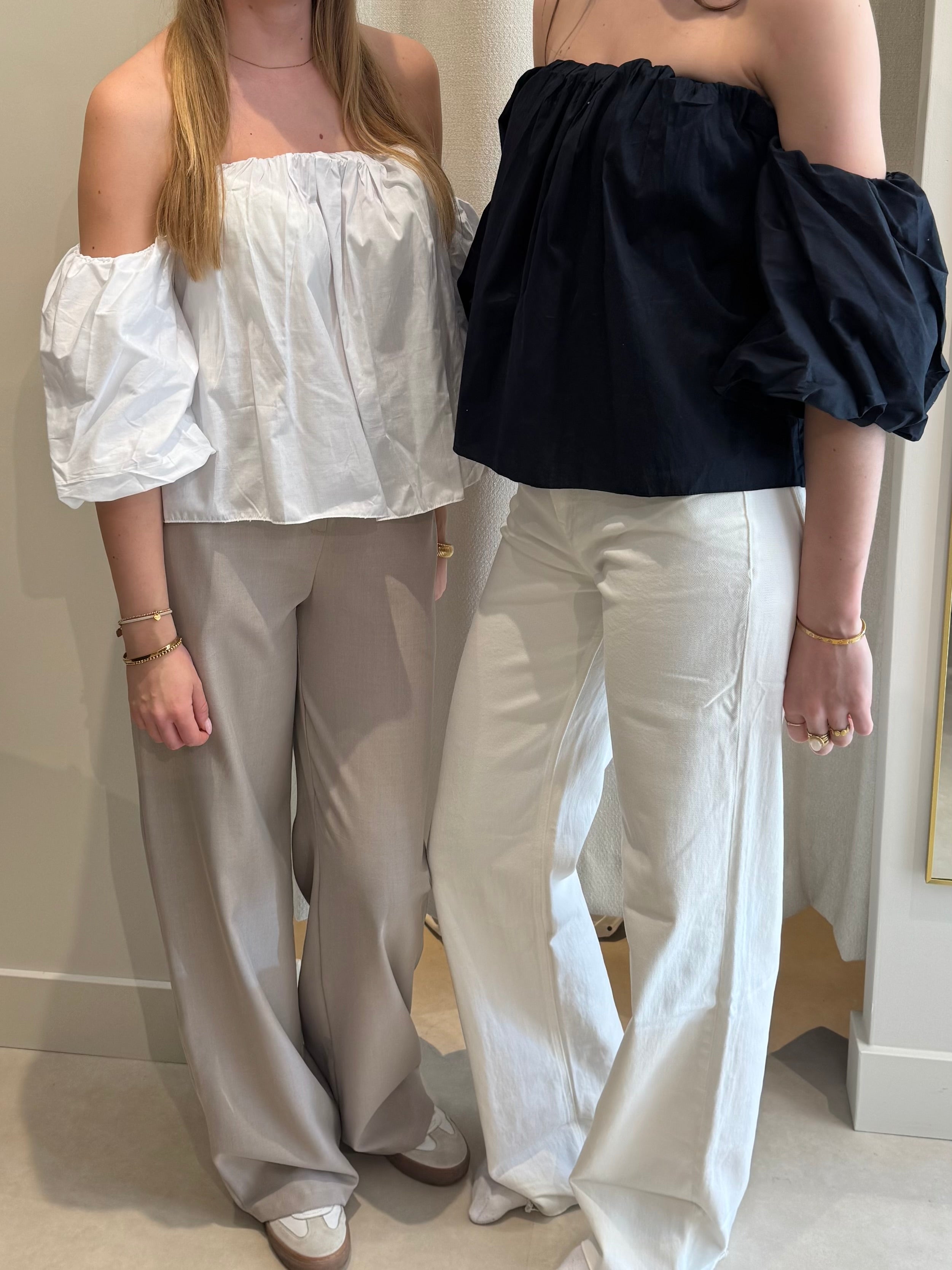 Off Shoulder top - Wit