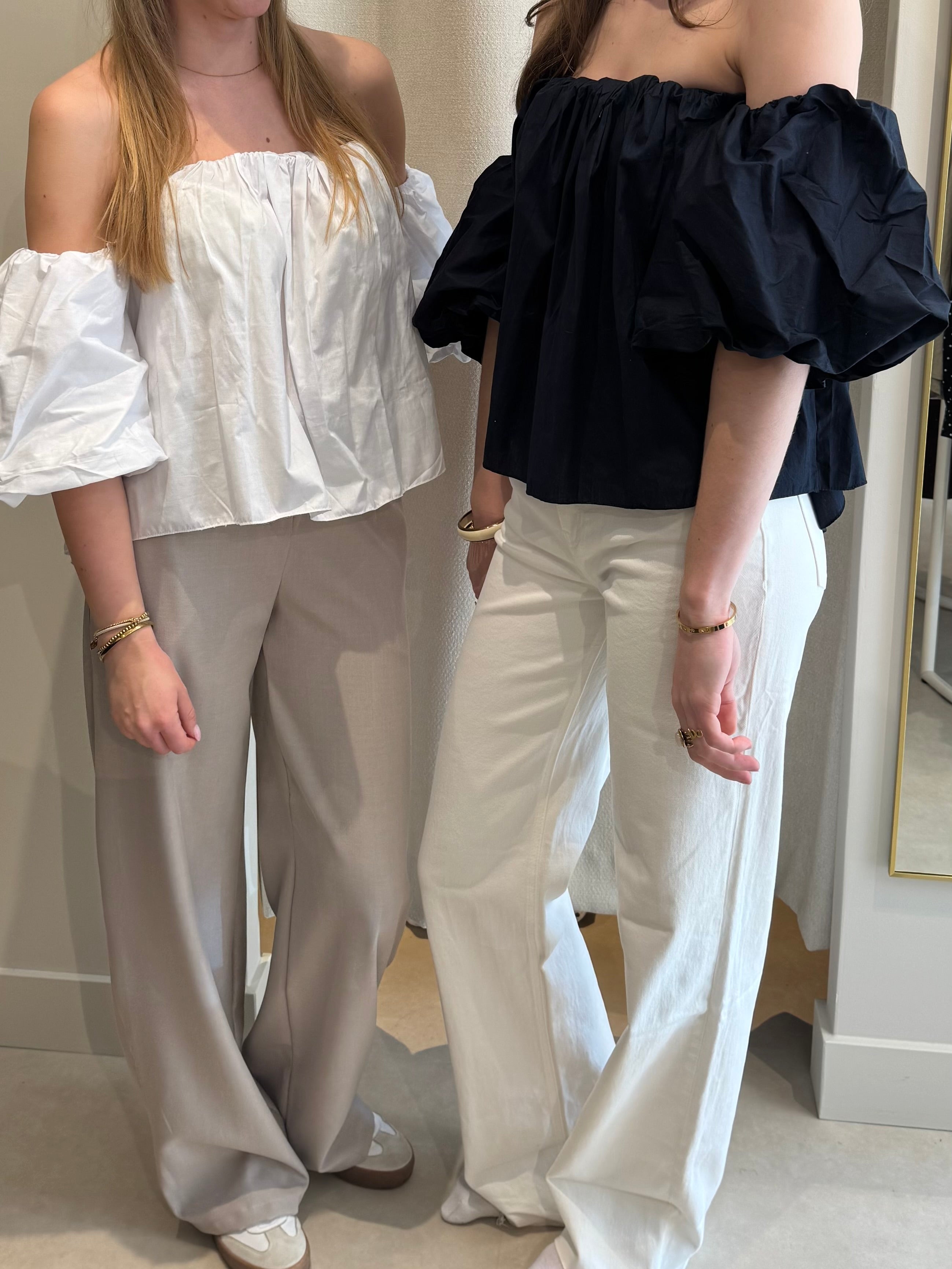 Off shoulder top - Navy