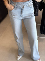 Crosswaist Jeans - Lichtblauw