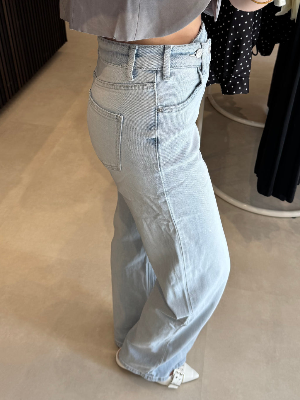 Crosswaist Jeans - Lichtblauw