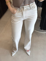Straight leg jeans - Ecru