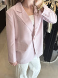 Oversized blazer - Baby Pink