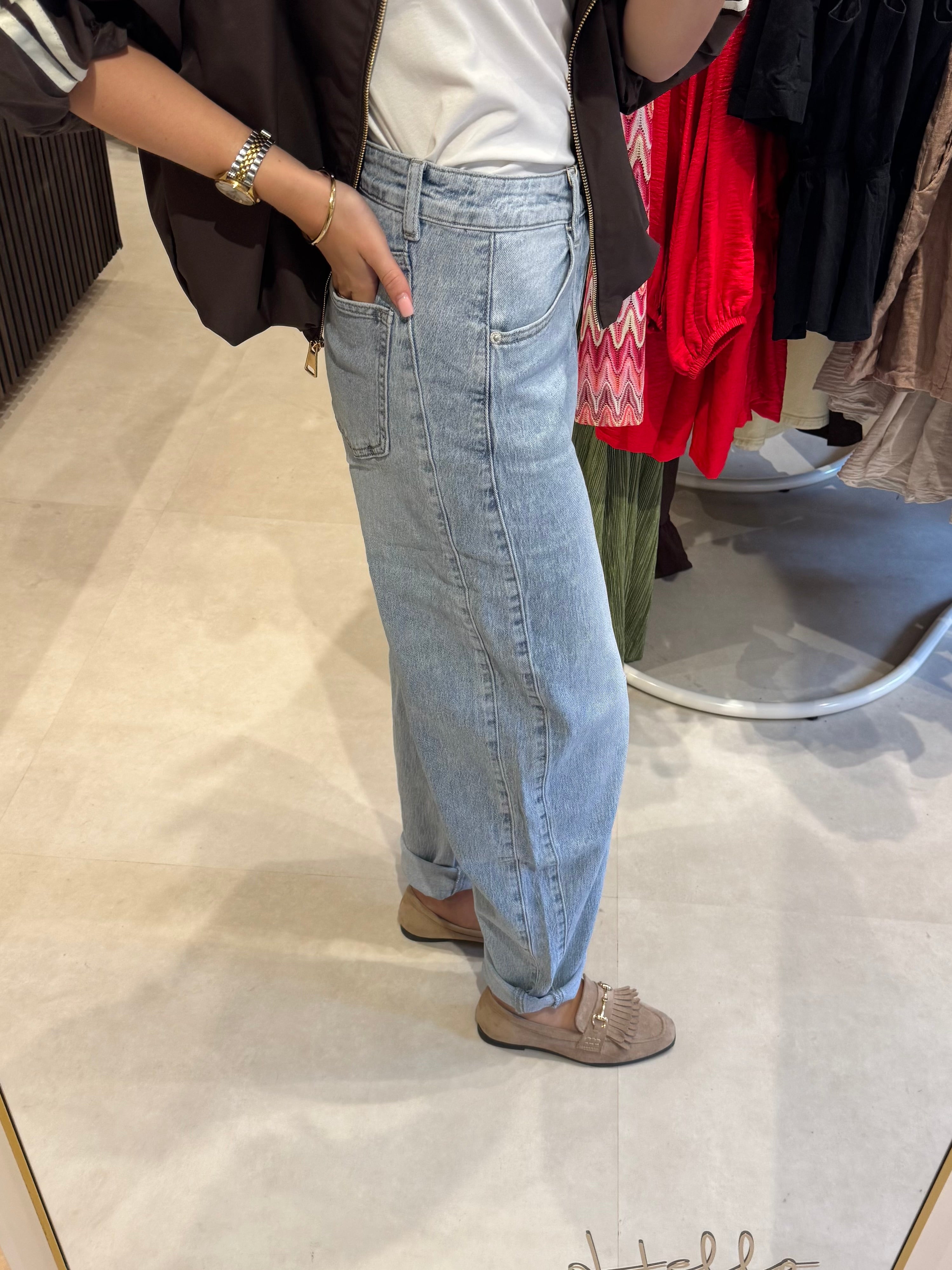 Barrel jeans - Lichtblauw