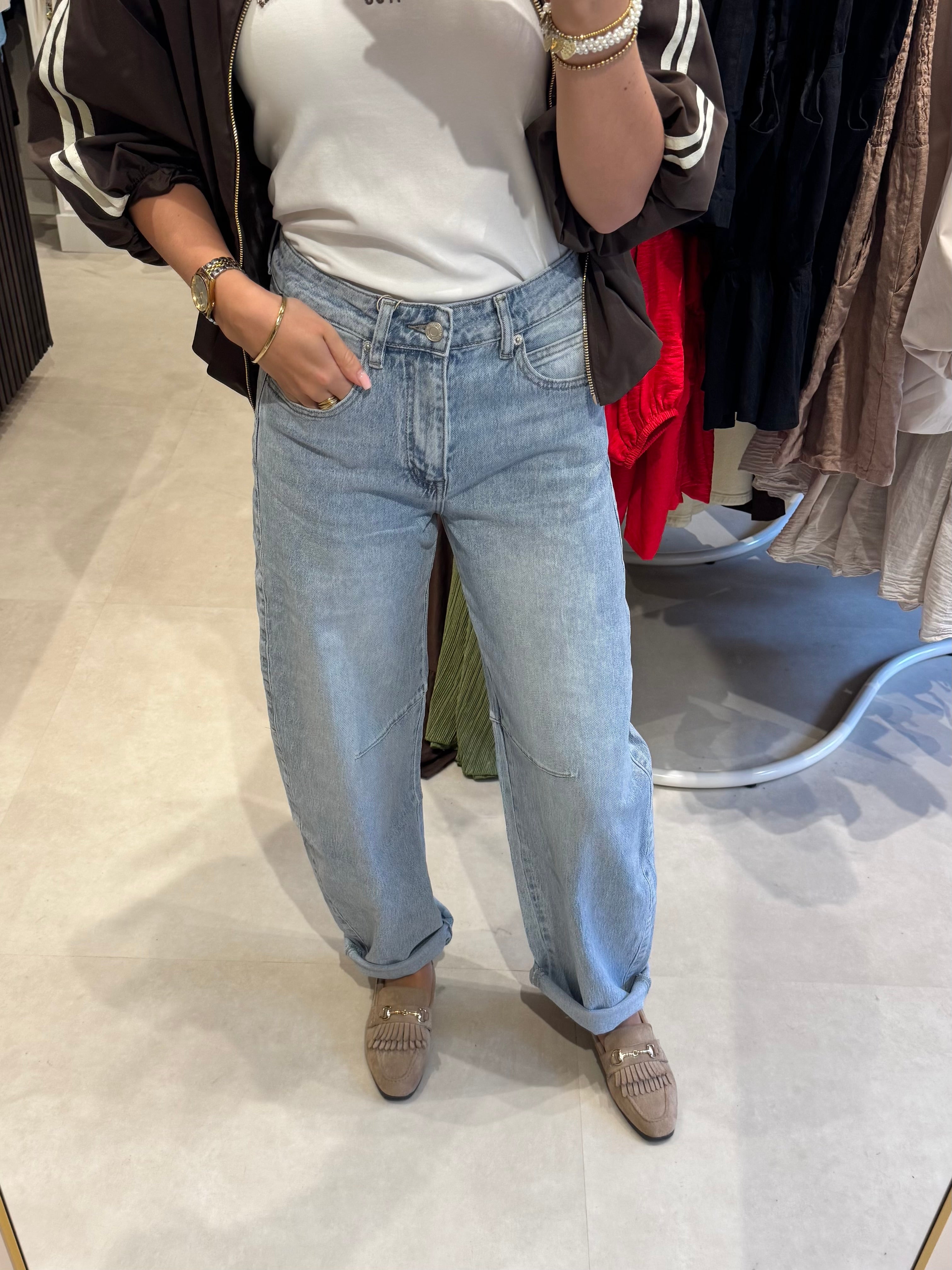 Barrel jeans - Lichtblauw