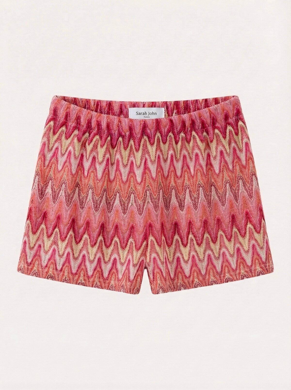 Short met patroon - Roze